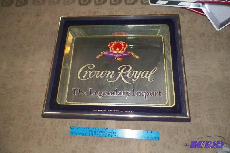 lot 18 image: Crown Royal Mirror