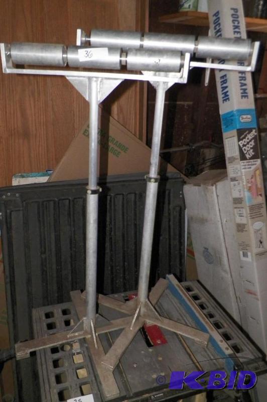 lot 36 image: Set of 2 16 inch adjustable rollers