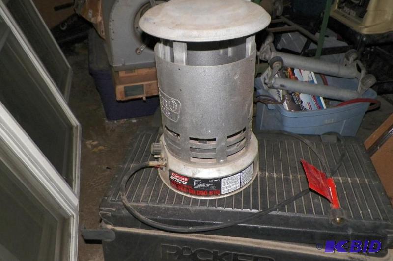 lot 44 image: Coleman Powermate Heater Model 5080-751