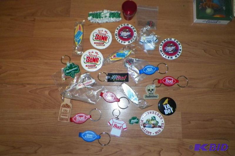 lot 53 image: Beer pins and related items