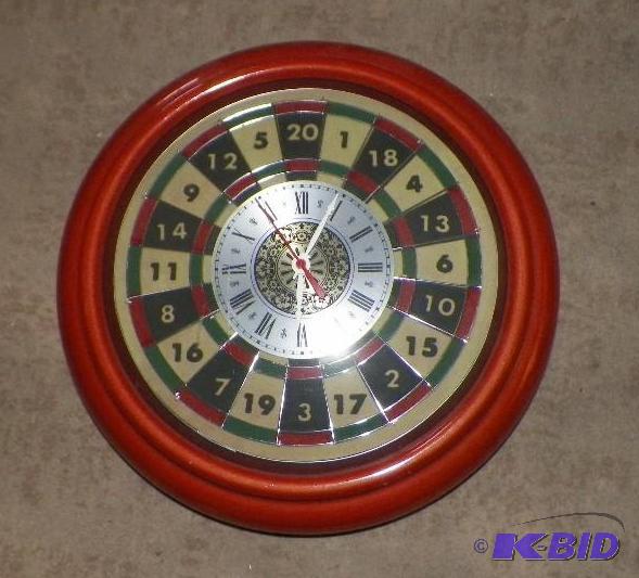 lot 59 image: Dart Board Clock