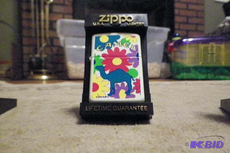lot 60 image: Camel Zippo Lighter - I am listing these separate as some versions sell for $$$