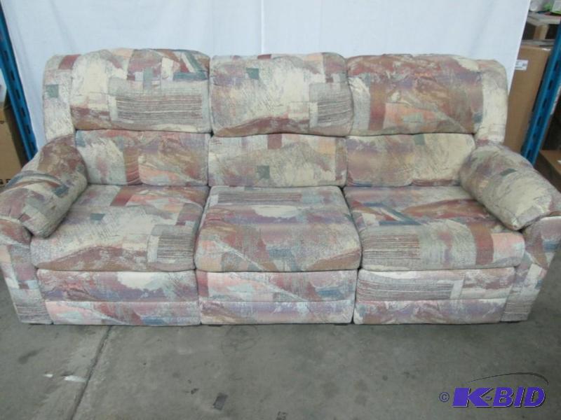 Dual-Reclining Large Three-Person Couch