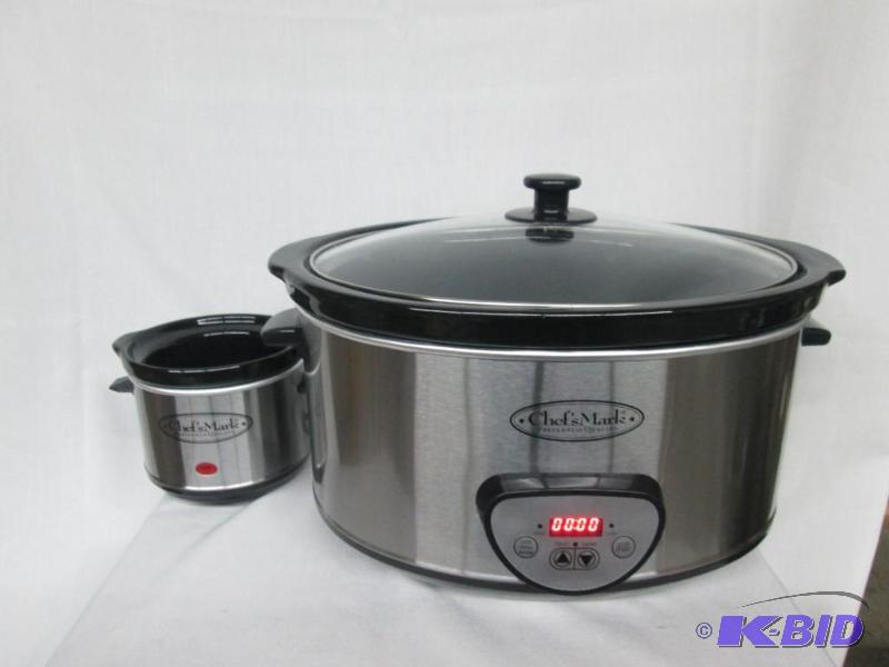 Chefs Mark 6.5 qt. Slow Cooker w Mini Crock