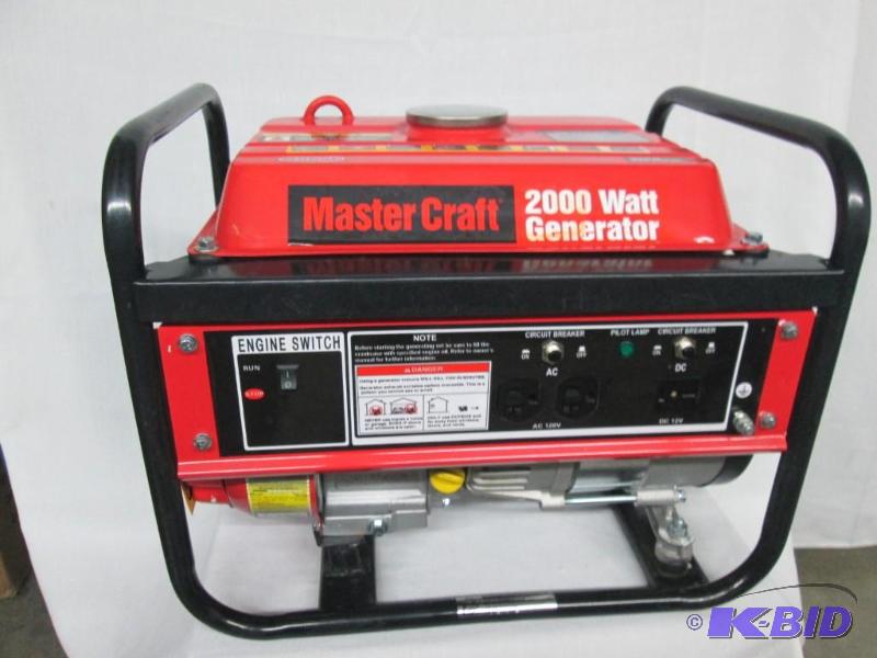 Master Craft 2000W Generator