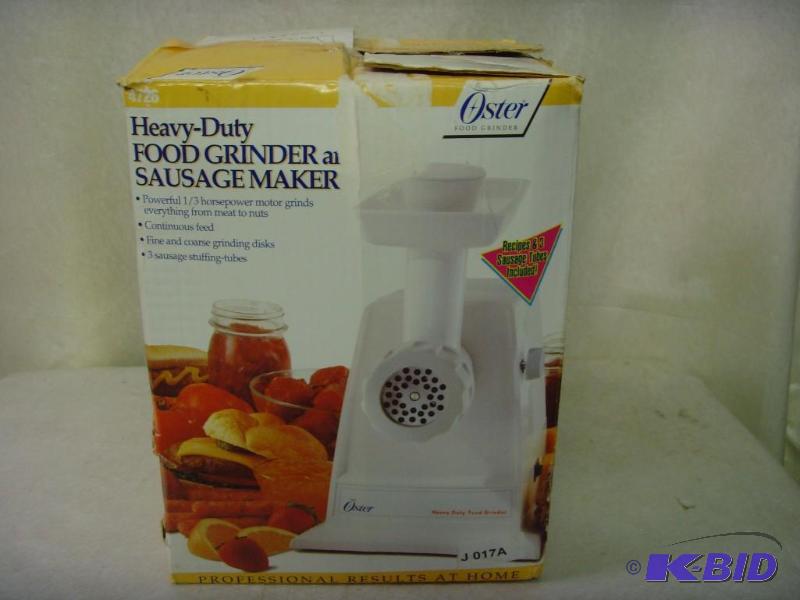 lot 1 image: OSTER Heavy Duty Food Meat Grinder