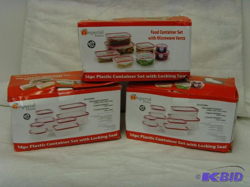 lot 126 image: 48 Piece Food Storage Container Lot
