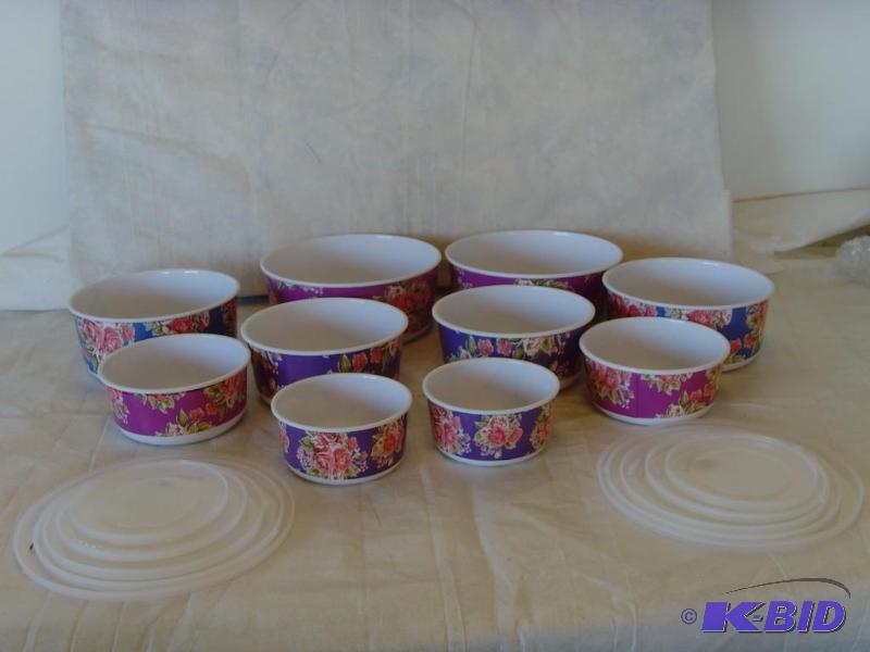 lot 135 image: 20 Piece Melamine Food Storage Set