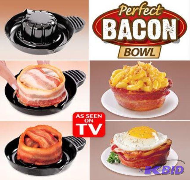 lot 64 image: As Seen On TV Perfect Bacon Bowl