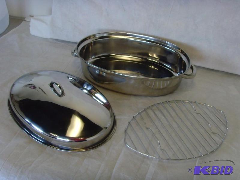 lot 72 image: Stainless Steel Oval Roaster