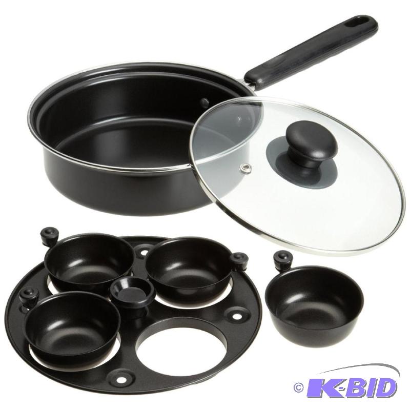 lot 94 image: Fry Pan with Egg Poacher
