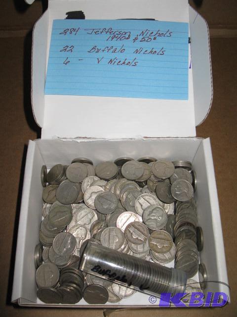 Jefferson Nickels from the 1940s and 1950s ...