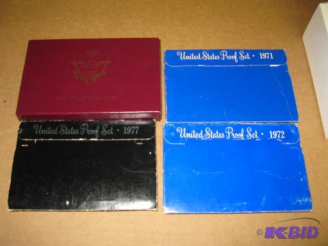 Proof Sets, 1971, 1972, 1977, 1990...