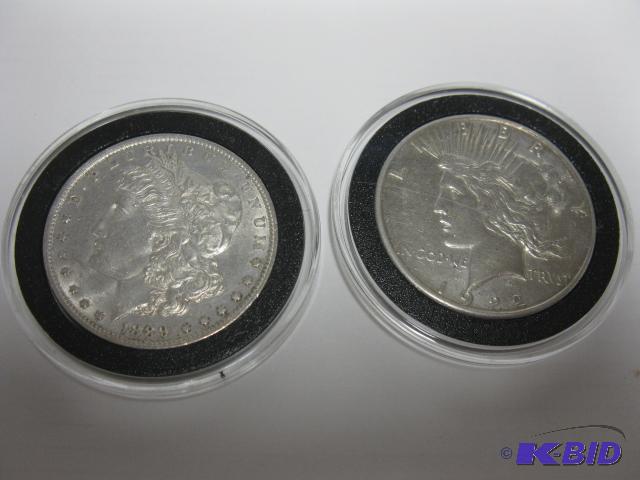 1922 Silver Dollar and 1888 Silver Dollar...