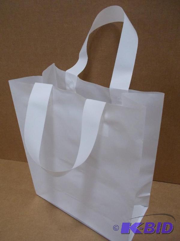 Frosted Shopper Bags