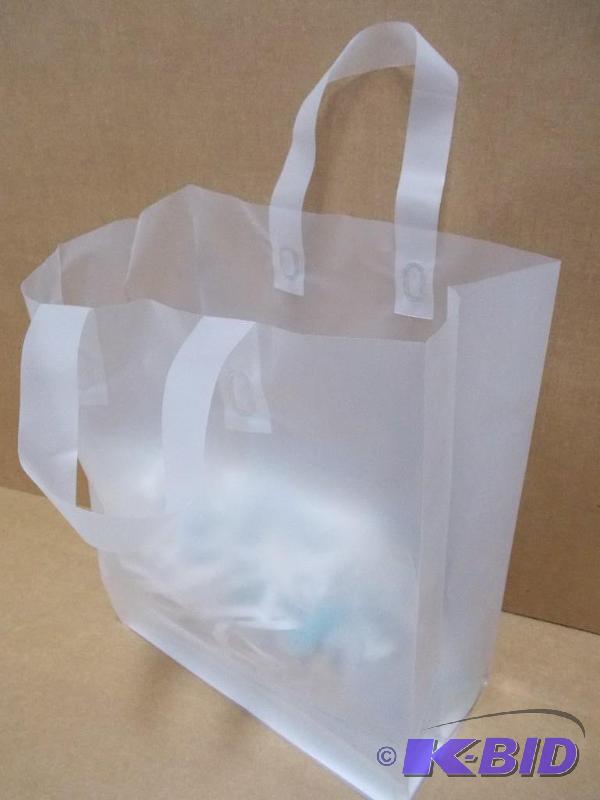 Frosted Shopper Bags