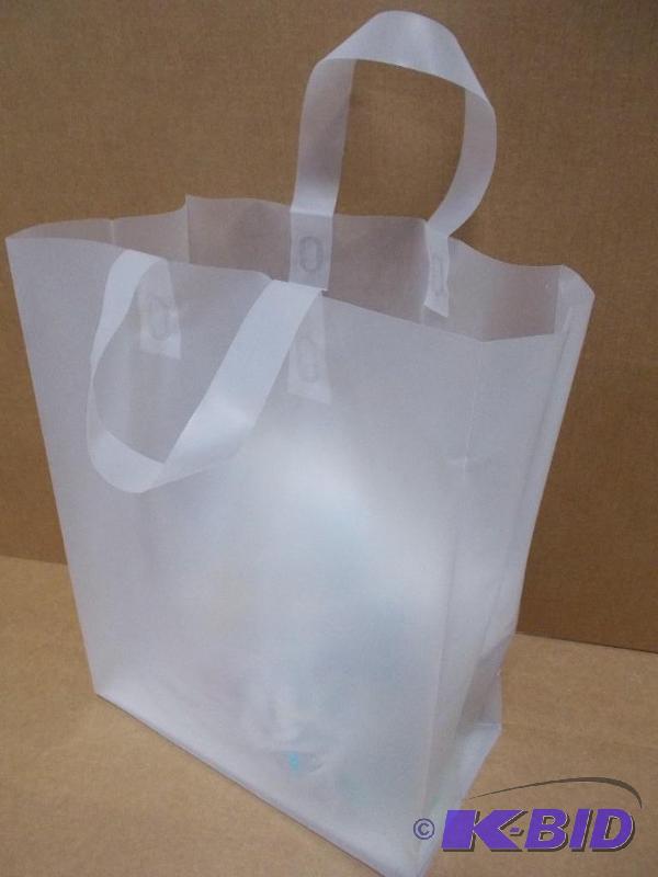 Frosted Shopper Bags