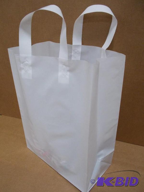 Frosted Shopper Bags