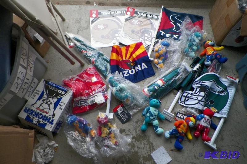 Lot of NFL Items including flags, magnets and more