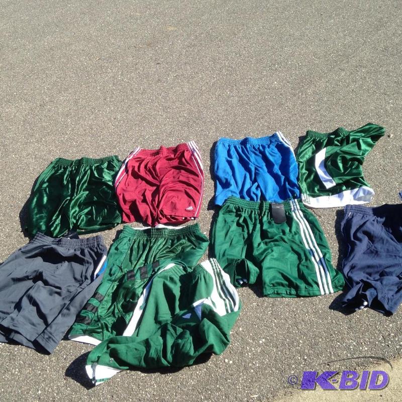 9 pairs Adidas Mens Large Gym Shorts