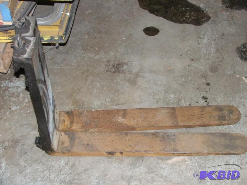 Set of forklift forks, fit 16&quot carriage,...