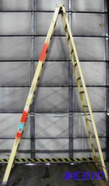 12 Werner fiberglass step ladder...