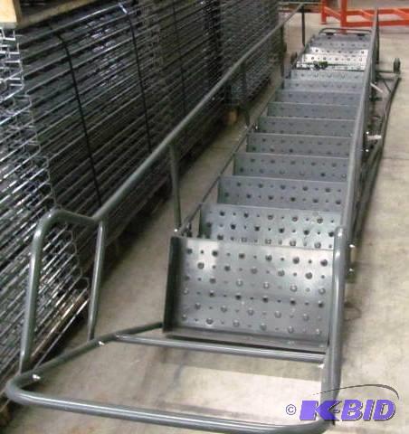 15step rolling ladder, 24&quot wide, unit is...