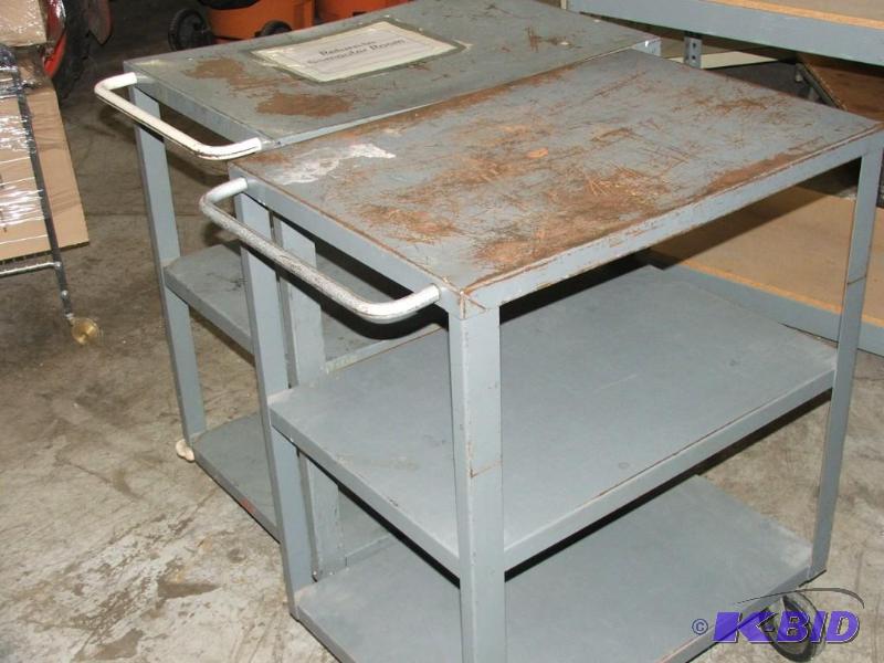 Two metal tolling carts 30&quotx20&quotx37&...
