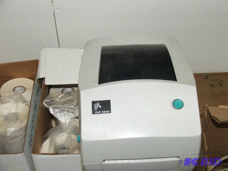 Zebra thermal label printer, model 2844 with ...