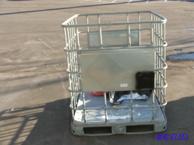 storage bin with pallet fork pockets...