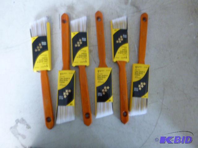Six Five Star 1 12&quot Paint Brushes...