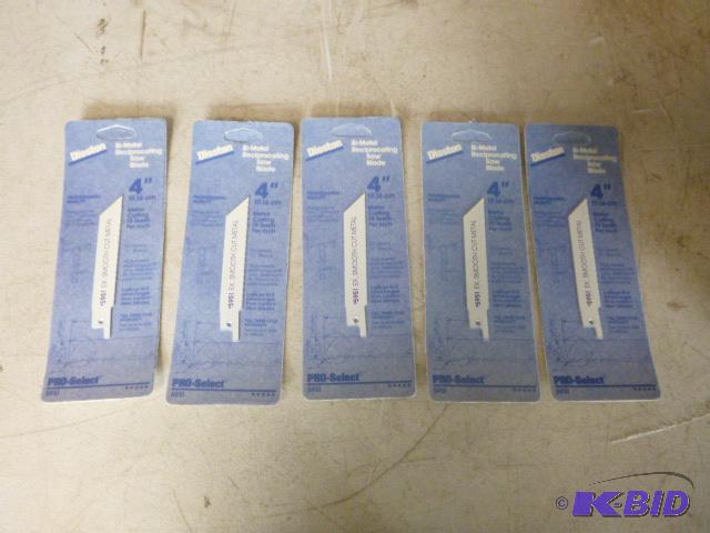 Five Disston Bi-Metal Reciprocating Saw Blade...