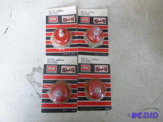 Four Hawk Wire Brushes...