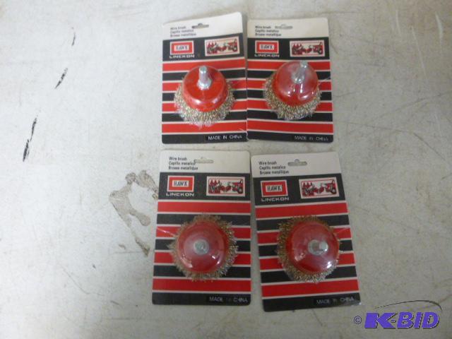 Four Hawk Wire Brushes...
