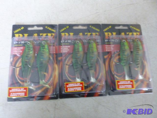 Three Packs of 2 Blaze Pyroswimmers Lights up...