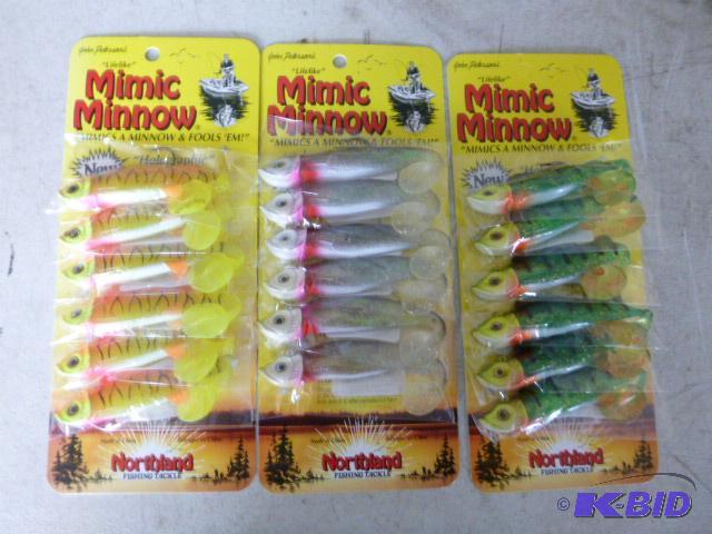Three Packs of Northland Mimic Minnow Tackle ...