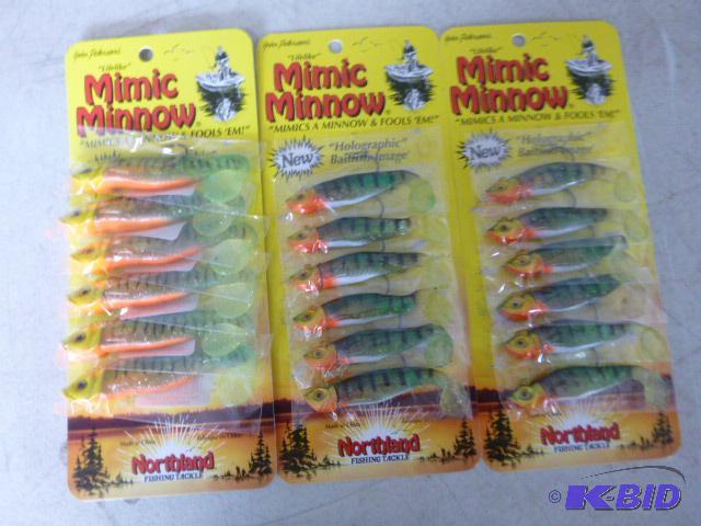 Three Packs of Northland Mimic Minnow Tackle ...