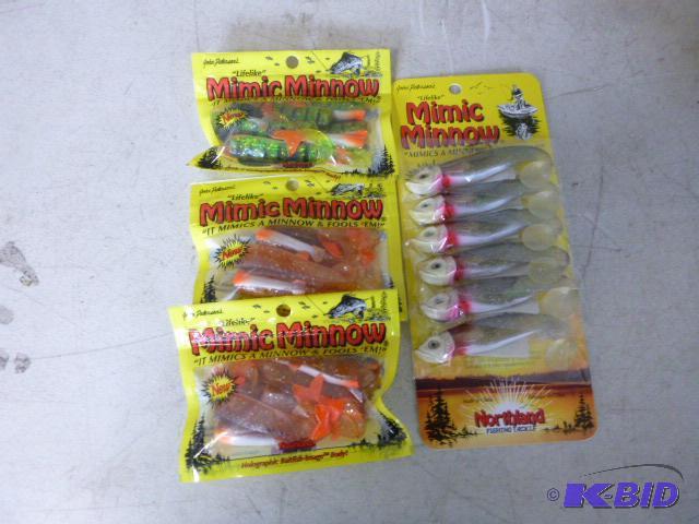 Four Packs of Northland Mimic MInnows...