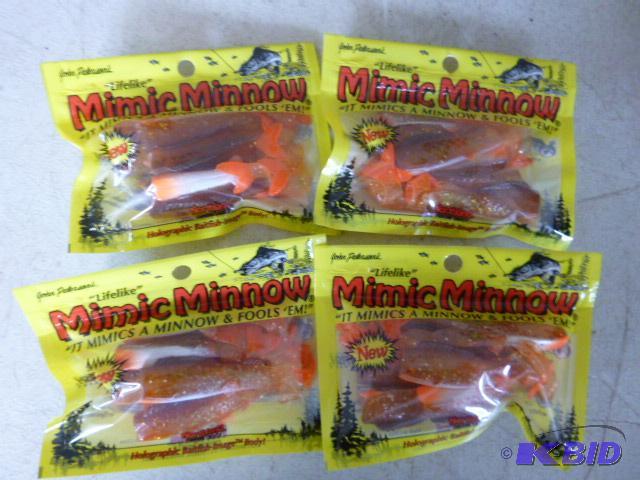 Four Packs of Northland Mimic Minnows Hologra...