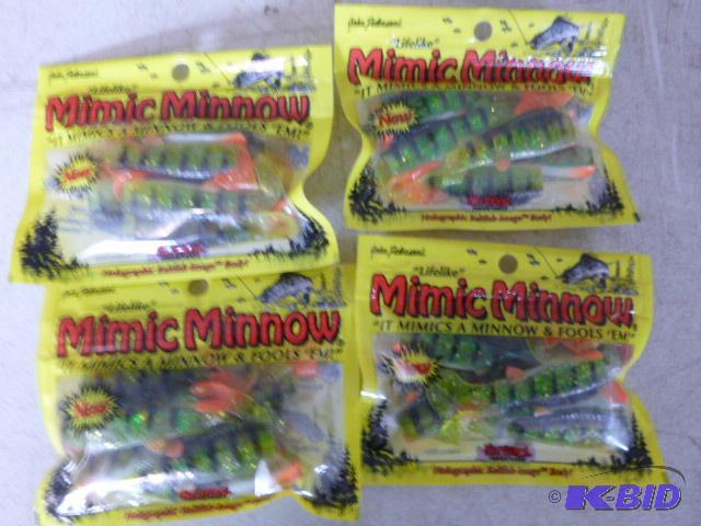 Four Packs of Northland Mimic Minnows Hologra...