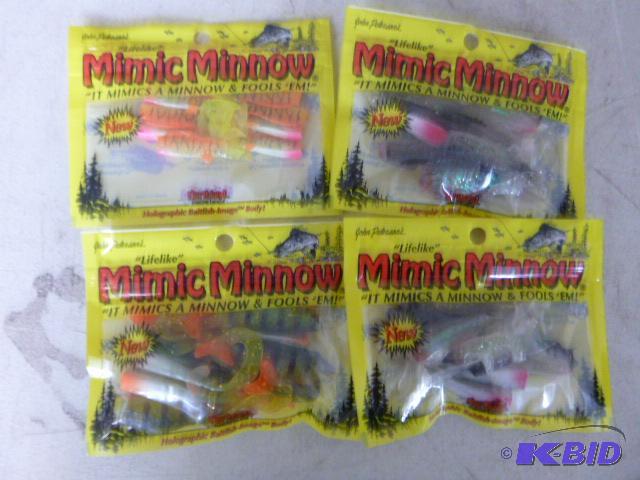 Four Packs of Northland Mimic Minnows Hologra...