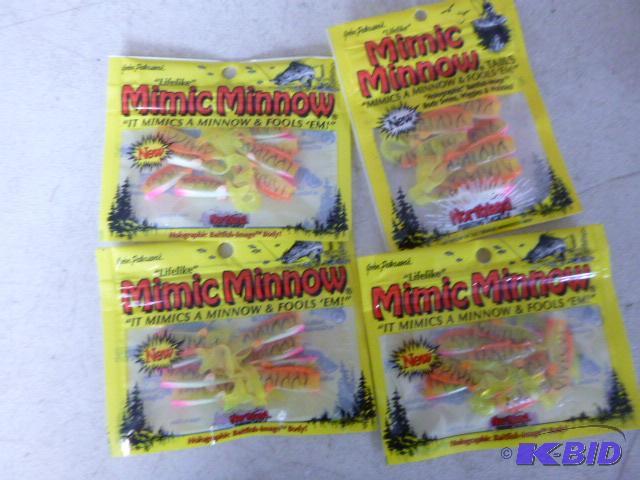 Four Packs of Northland Mimic Minnows Hologra...