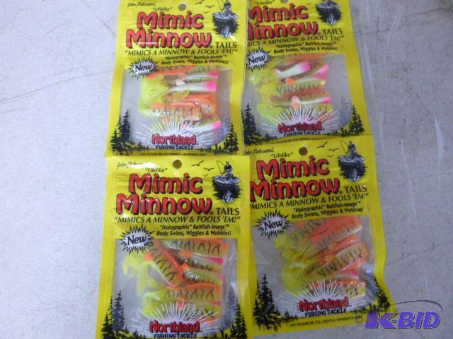 Four Packs of Northland Mimic Minnows Hologra...