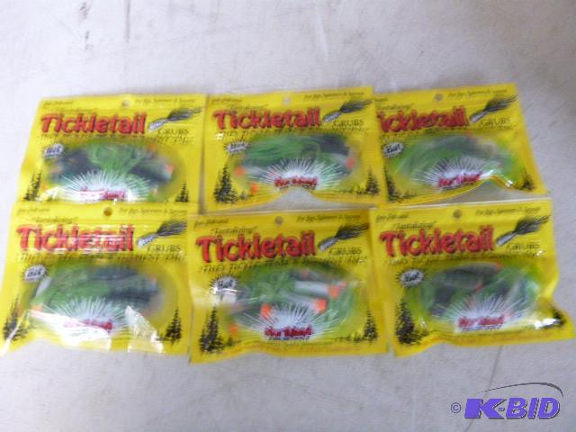 Six Packs of Northland Tickletail Grubs...