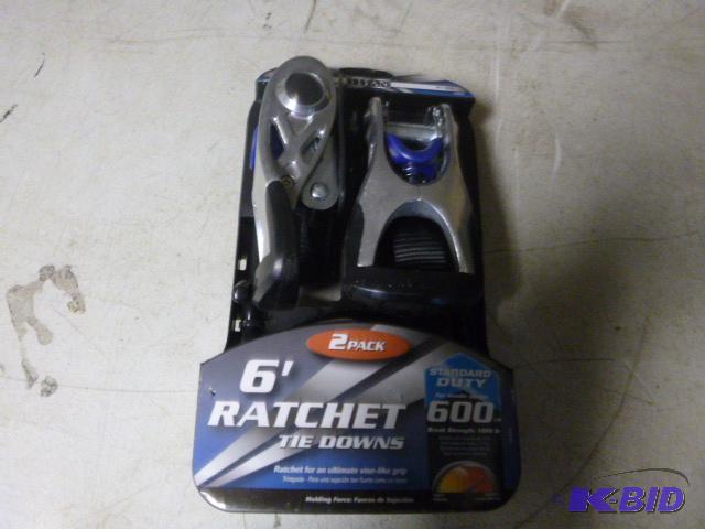 Titan 2 Pack 6 Ratchet Tie Downs...