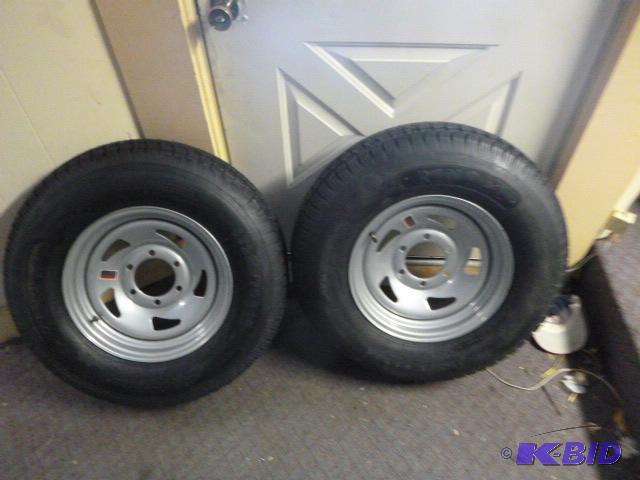 Two Rintal Tires ST 22575 D15, 8 PR Load Ran...