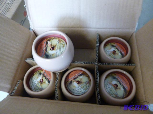 Six Candles Scent of Grannys Baked Apples...