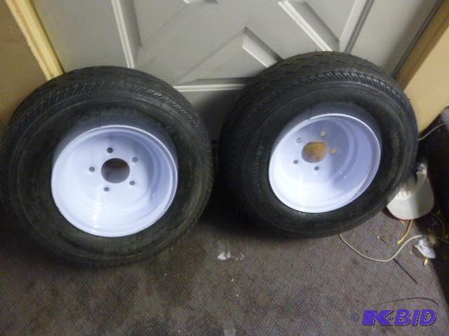 Two Tow Master Trailer Tires 4 PR, 20.5X8.0-1...