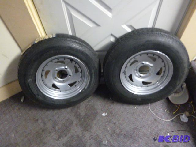 Two Nano Trailer Tires A7813LRB, replaces ST1...