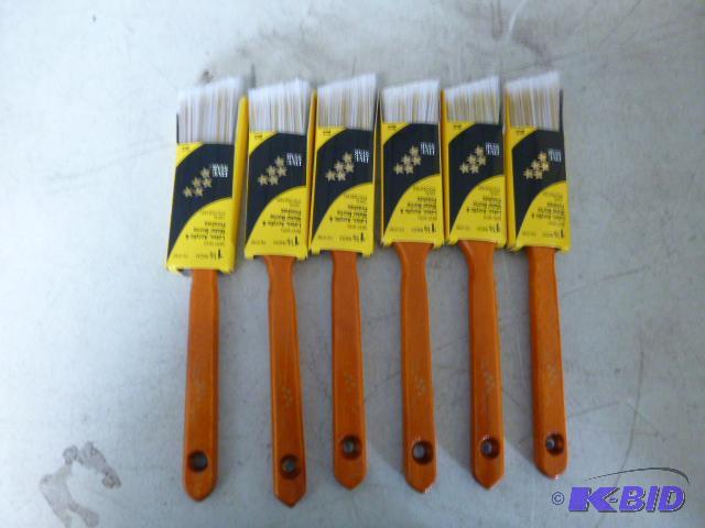 Six Five Star 1 12&quot Paint Brushes...